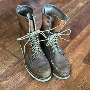 Red Wing Shoes Brown Leather Men's Boots 9.5